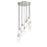 Z-Lite Alton 11 Light Chandelier, Brushed Nickel/Clear/Frosted - 824P-11R-BN