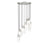 Z-Lite Alton 11 Light Chandelier, Brushed Nickel/Clear/Frosted