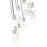 Z-Lite Alton 11 Light Chandelier, Brushed Nickel/Clear/Frosted