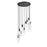 Z-Lite Alton 11 Light Chandelier, Matte Black/Clear/Frosted