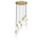 Z-Lite Alton 11 Light Chandelier, Modern Gold/Clear/Frosted