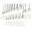 Z-Lite Alton 23 Light Linear Chandelier, Nickel/Clear/Frosted