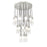 Z-Lite Alton 27 Light Chandelier, Brushed Nickel/Clear/Frosted