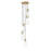 Z-Lite Alton 5 Light Chandelier, Modern Gold/Clear/Frosted