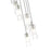 Z-Lite Alton 7 Light Chandelier, Brushed Nickel/Clear/Frosted