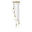 Z-Lite Alton 7 Light Chandelier, Modern Gold/Clear/Frosted