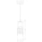 Z-Lite Alton 1 Light 5" Pendant, Brushed Nickel/Clear/Frosted
