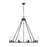 Z-Lite Titus 10 Light 46" Chandelier, Matte Black/Clear - 826-10MB