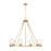 Z-Lite Titus 10 Light 46" Chandelier, Modern Gold/Clear - 826-10MGLD