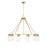 Z-Lite Titus 10 Light 46" Chandelier, Modern Gold/Clear