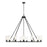 Z-Lite Titus 15 Light 62.5" Chandelier, Matte Black/Clear - 826-15MB