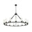 Z-Lite Titus 15 Light 62.5" Chandelier, Matte Black/Clear