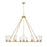 Z-Lite Titus 15 Light 62.5" Chandelier, Modern Gold/Clear - 826-15MGLD