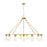 Z-Lite Titus 15 Light 62.5" Chandelier, Modern Gold/Clear