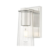 Z-Lite Titus 1 Light 4.5" Wall Sconce, Brushed Nickel/Clear - 826-1S-BN