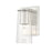 Z-Lite Titus 1 Light 4.5" Wall Sconce, Brushed Nickel/Clear - 826-1S-BN