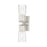 Z-Lite Titus 2 Light 4.5" Wall Sconce, Brushed Nickel/Clear - 826-2S-BN