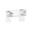 Z-Lite Titus 2 Light 16" Vanity, Chrome/Clear