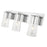 Z-Lite Titus 3 Light 24" Vanity, Chrome/Clear