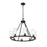 Z-Lite Titus 8 Light 33" Chandelier, Matte Black/Clear