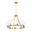 Z-Lite Titus 8 Light 33" Chandelier, Modern Gold/Clear