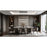 Z-Lite Renaud 17Lt Linear Chandelier, Black/Feathered White