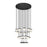 Z-Lite Renaud 27Lt Chandelier, Matte Black/Feathered White - 827P6-27R-MB-LED