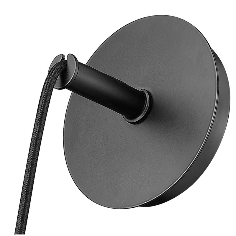 Z-Lite Aimie 1 Light Wall Sconce, Matte Black/White Swirl