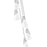 Z-Lite Aimie 5 Light Chandelier, Brushed Nickel/White Swirl