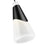 Z-Lite Aimie 1 Light 7" Pendant, Matte Black/White Swirl