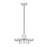 Z-Lite Ludo 1 Light 12" Pendant, Brushed Nickel/Frosted - 829P12-BN-LED