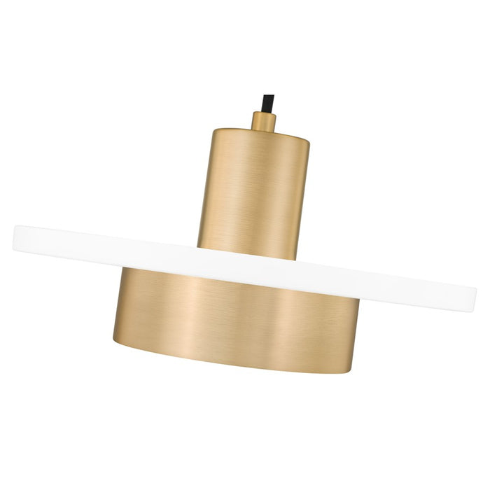 Z-Lite Ludo 1Lt 12" Pendant, White/Gold/Frosted