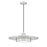 Z-Lite Ludo 1 Light 20" Pendant, Brushed Nickel/Frosted