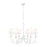Z-Lite Aslin 6 Light Chandelier, Textured White/White - 830-31TXWH
