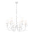 Z-Lite Aslin 6 Light Chandelier, Textured White/White