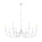 Z-Lite Aslin 8 Light Chandelier, Textured White/White