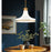 Z-Lite Reznor 1 Light 18" Pendant, Modern Gold/Matte Opal
