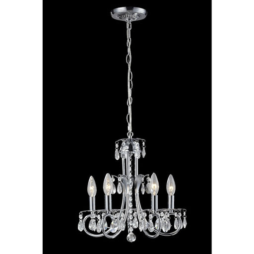 Z-Lite Pearl 5 Light Chandelier, Chrome - 852CH