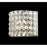 Z-Lite Panache 1 Light LED Crystal Vanity, 3.54x6.29x5.11, Chrome, Clear - 867-1S-LED