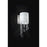 Z-Lite Jewel 1 Light Wall Sconce, 5x5.25x11", Chrome, Matte Opal - 871CH-1S