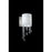 Z-Lite Jewel 1 Light LED Wall Sconce, 5x5.25x11", Chrome, Matte Opal - 871CH-1S-LED