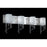 Z-Lite Jewel 4 Light LED Vanity Light, 5x30.75x11", Chrome, Opal - 871CH-4V-LED