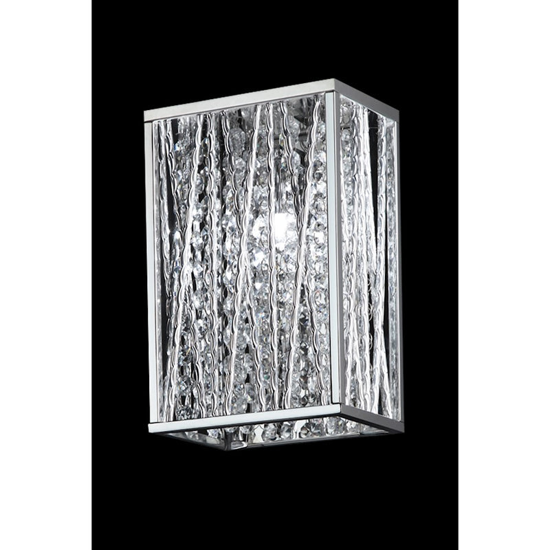 Z-Lite Terra 1 Light Wall Sconce, 4x6x9.25", Chrome, Chrome - 872CH-1S
