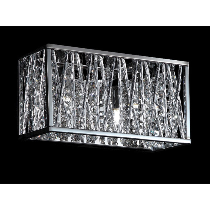 Z-Lite Terra 2 Light Vanity Light, 4x11x5.5", Chrome, Chrome - 872CH-2V