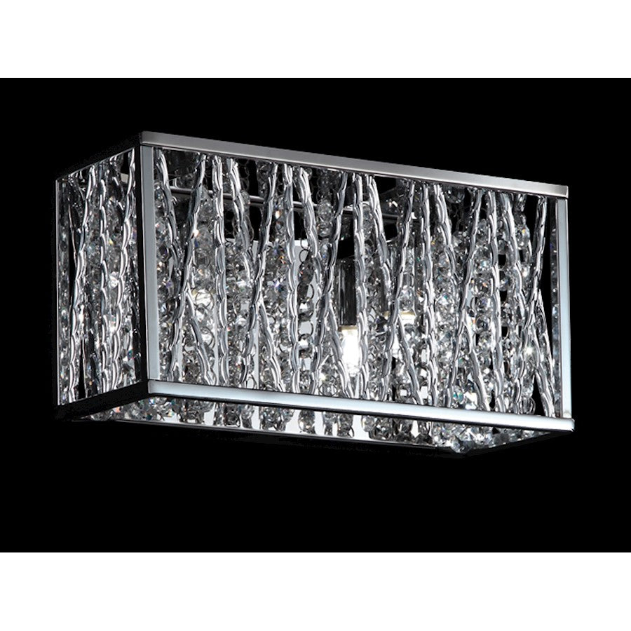 Z-Lite Terra 2 Light Vanity Light, 4x11x5.5", Chrome, Chrome - 872CH-2V
