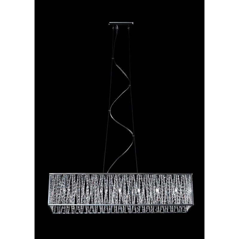 Z-Lite Terra 7 Light Pendant, Chrome, Chrome - 872CH-34