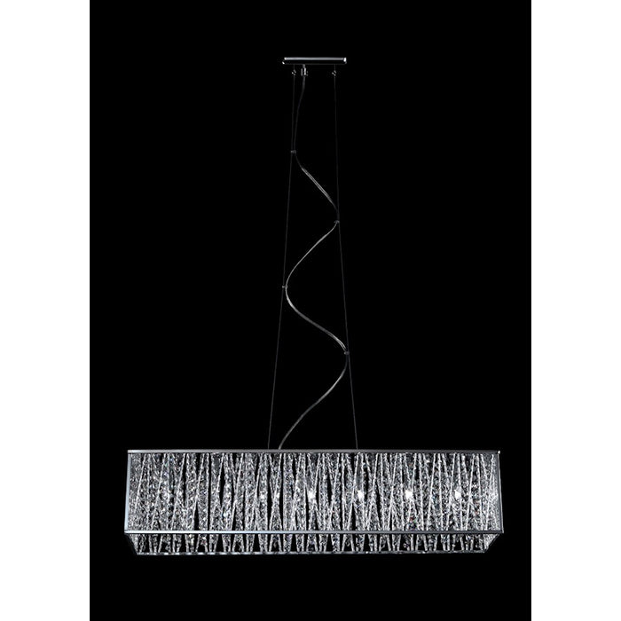 Z-Lite Terra 7 Light Pendant, Chrome, Chrome - 872CH-34