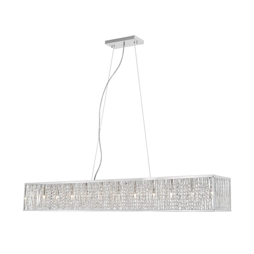 Z-Lite Terra 11 Light Island Pendant, Chrome/Chrome - 872CH-56