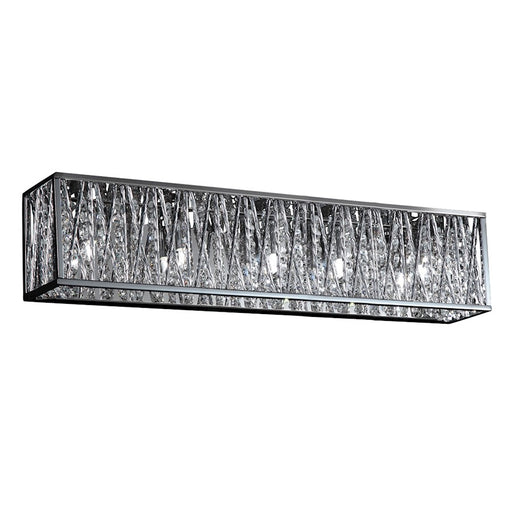 Z-Lite Terra 5 Light LED Vanity Light, 4x26.75x5.5", Chrome, Chrome - 872CH-5V-LED
