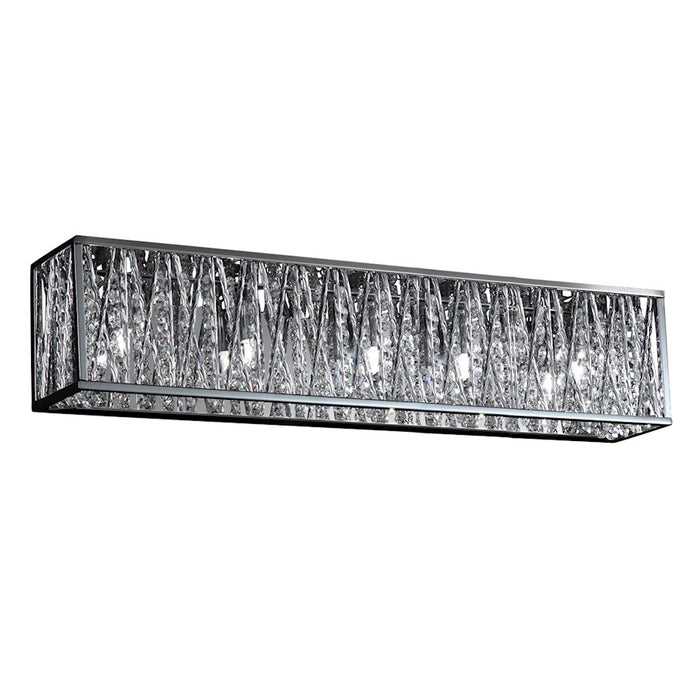 Z-Lite Terra 5 Light LED Vanity Light, 4x26.75x5.5", Chrome, Chrome - 872CH-5V-LED
